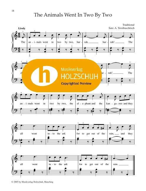 The Animals Went In Two By Two